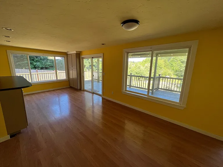 Open dining room area