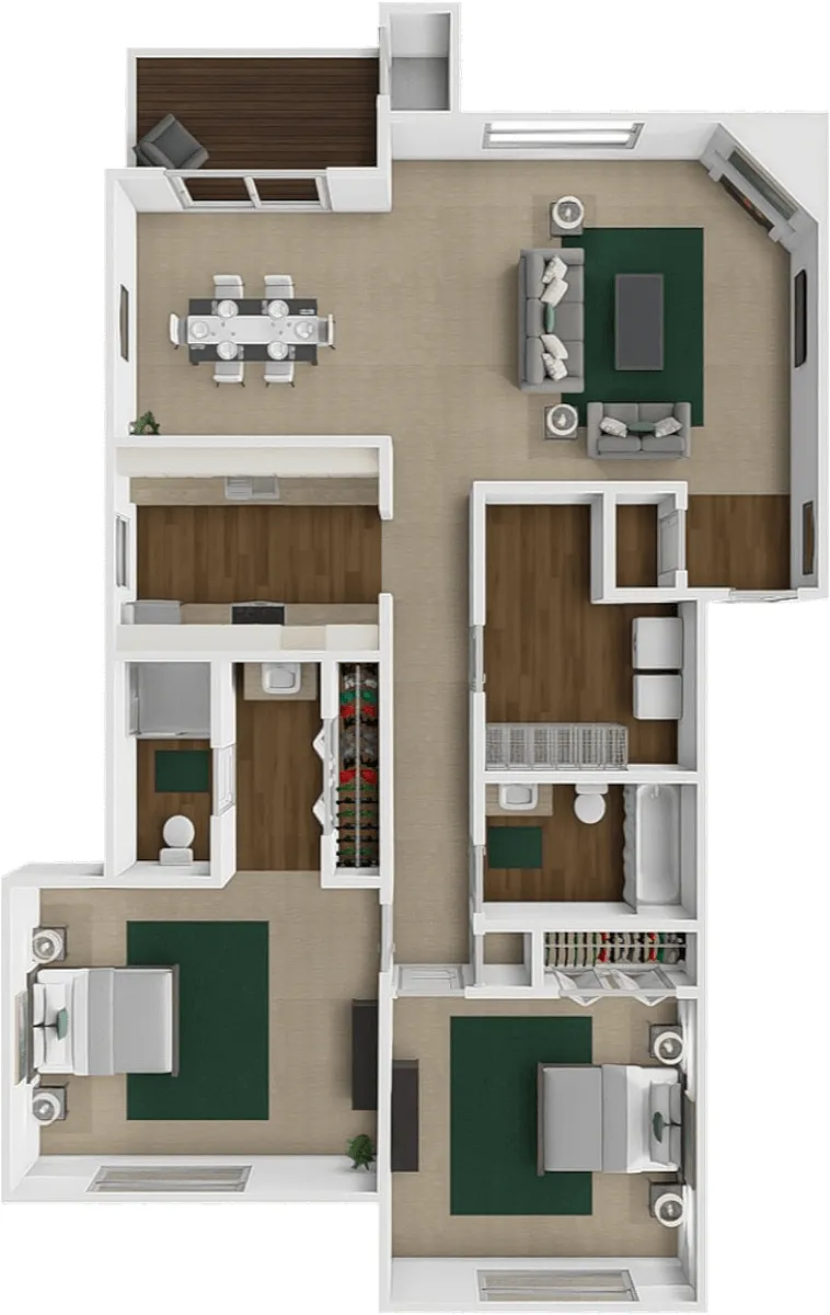 Floor plan The Hickory Hill