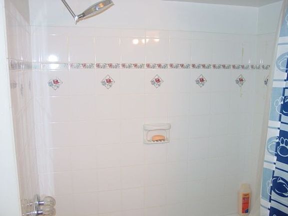 Full bath # 2- Tiled shower wall