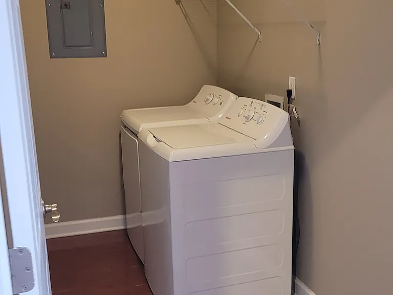 laundry off living room