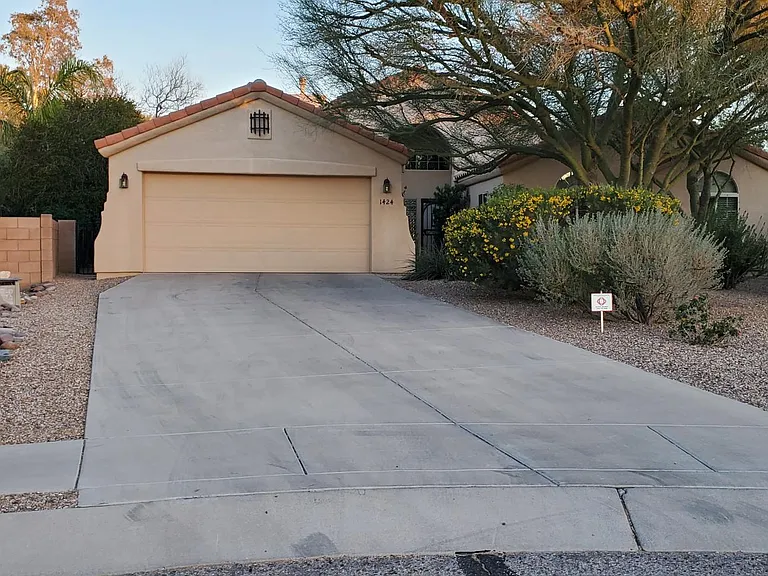 Oversized driveway