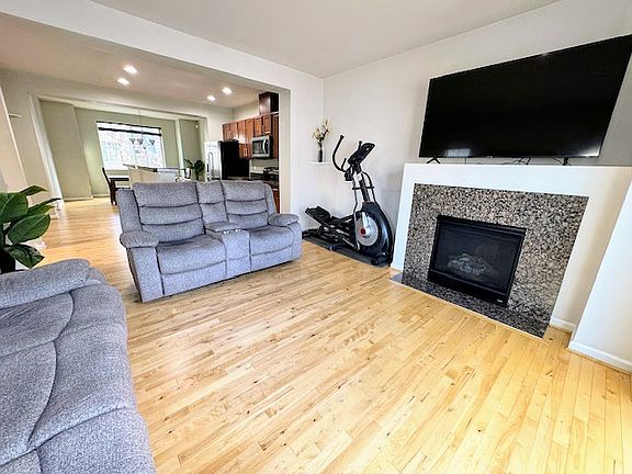 Living Room with High-End Gas Fireplace