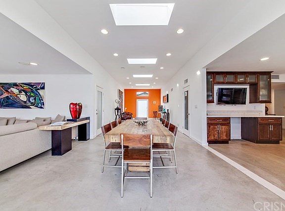 This is the view looking back to the front door and Formal Entry from the sliding glass doors to the backyard.