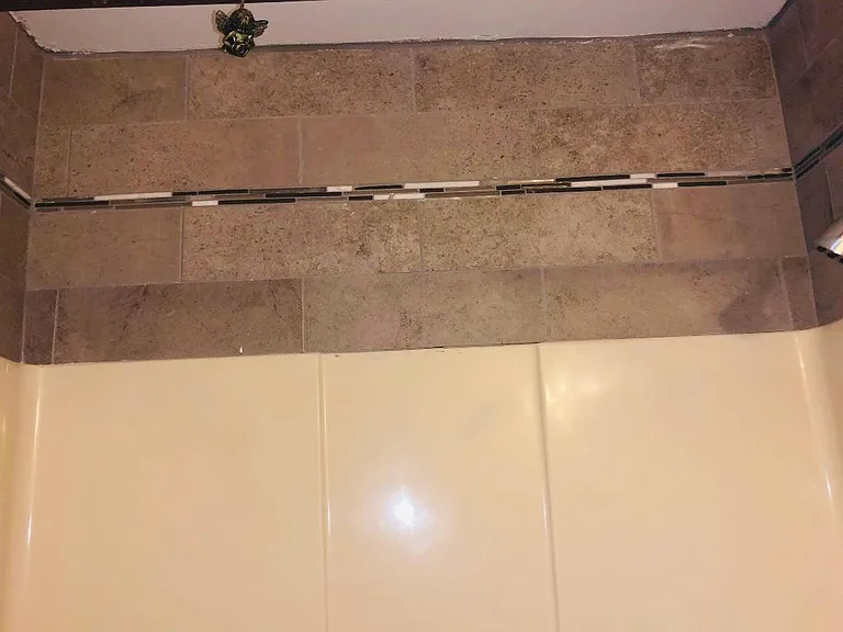 Tile details around Full tubs