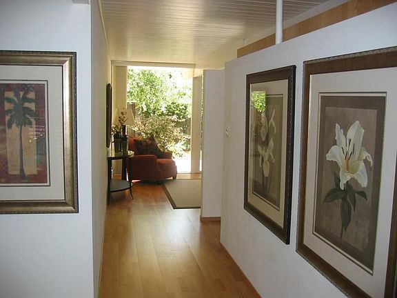 front entrance hallway to family room