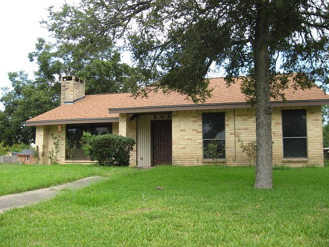 front of the house