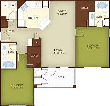 Floor plan The Birch