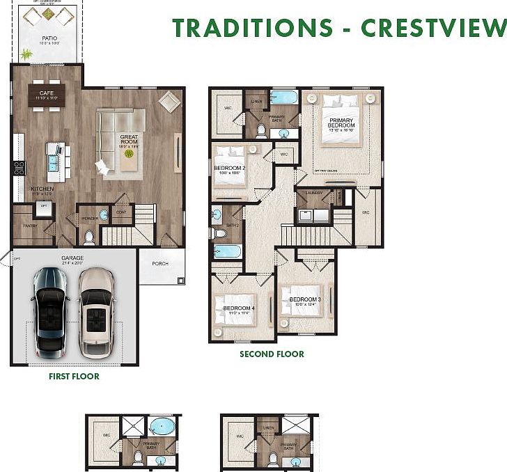Crestview TR Plan, Bradley Point South, Savannah, GA 31419 Zillow