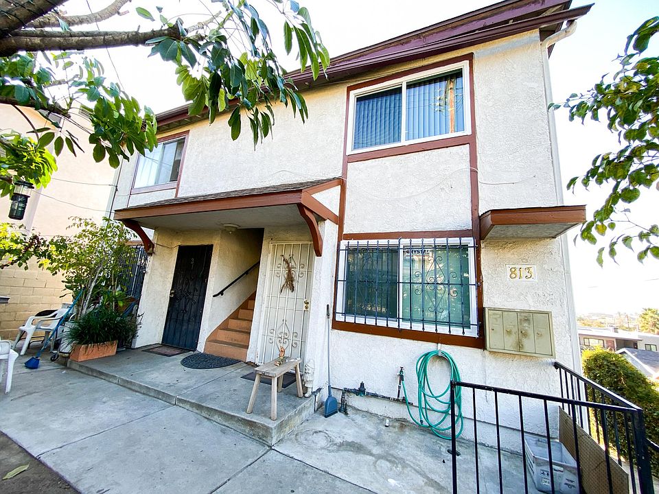 Front of apartment.
