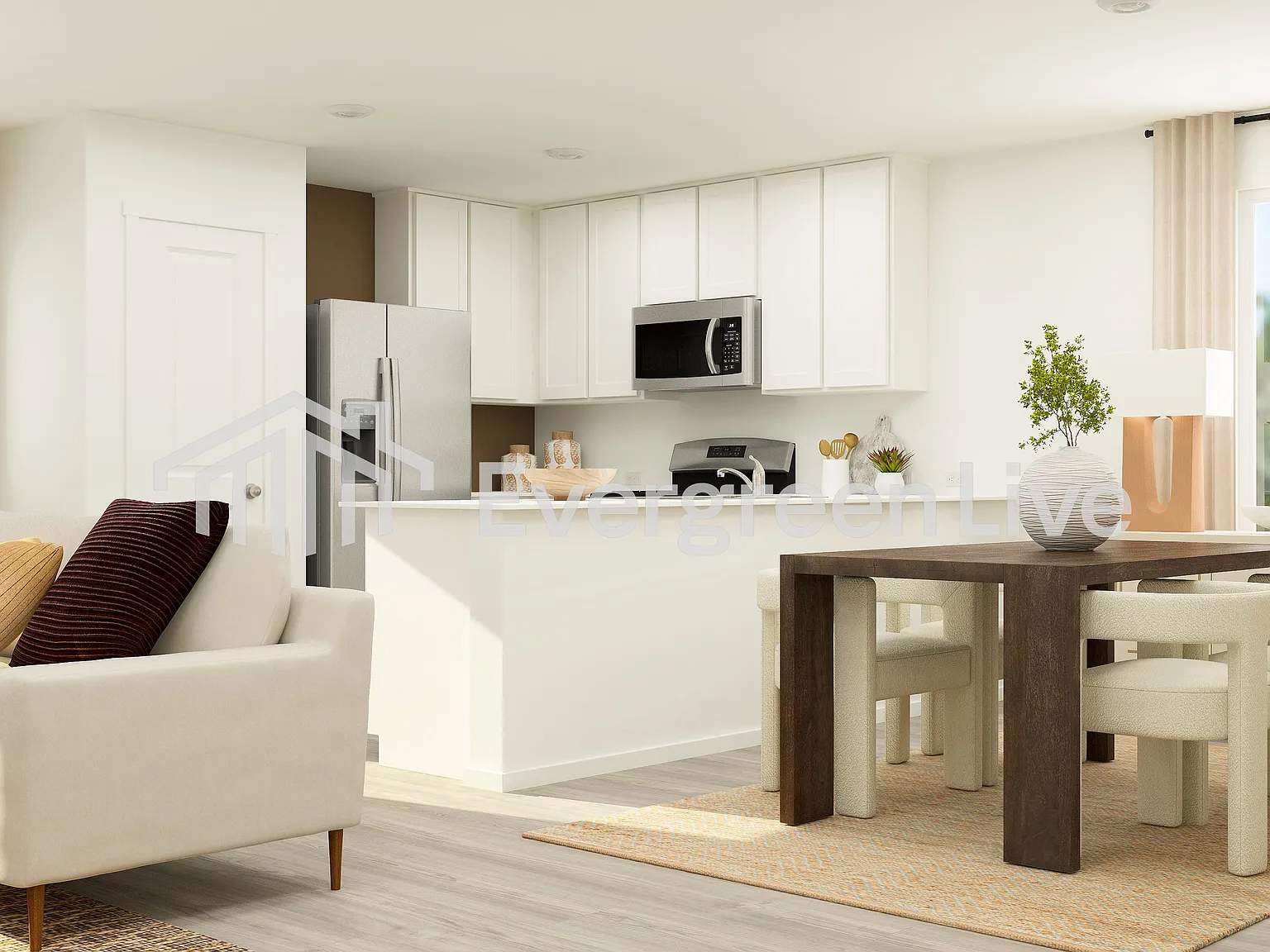 3 bed, 2.0 bath, 1290 sqft, $1,515 — Photo 3