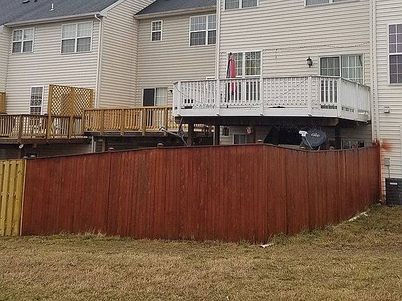 Fence Stained in 2016