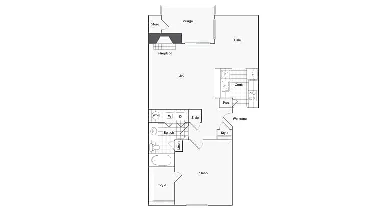 Floor plan Pegasus