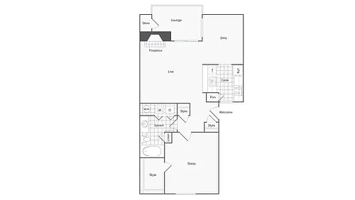 Floor plan Pegasus