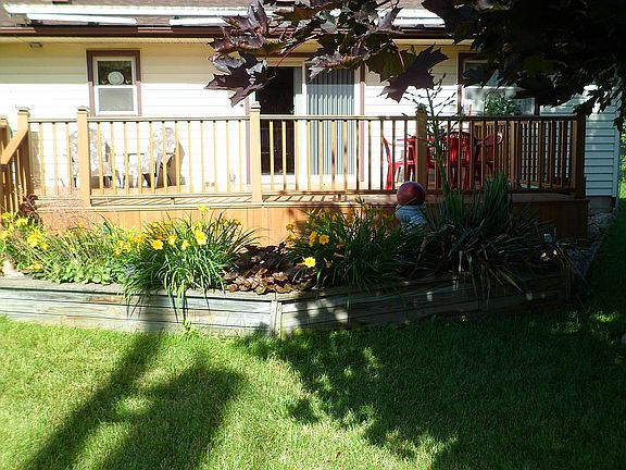 Back of home & deck