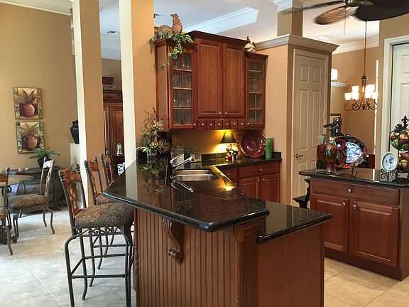 Cherry/granite kitchen
