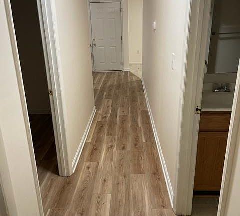 Hall facing front door