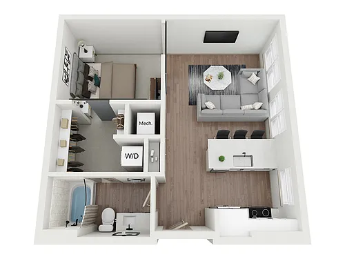Floor plan A2S - District Square