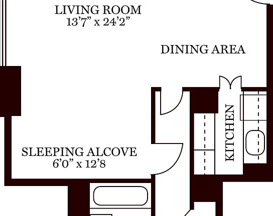 2nd image of 322 W 57th St APT 19E
