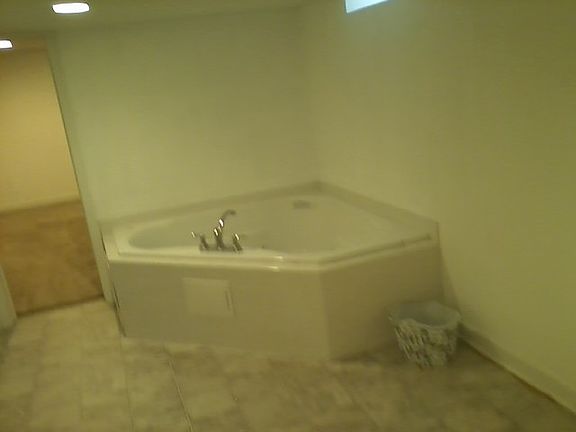 Whirlpool Tub in basement