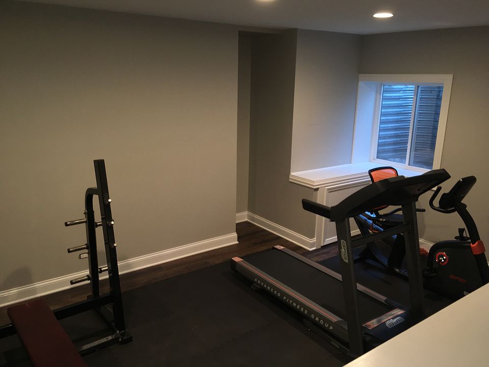 Basement home gym