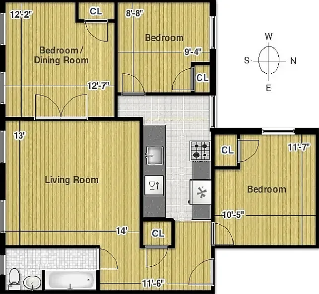 144 W 72nd St #3G