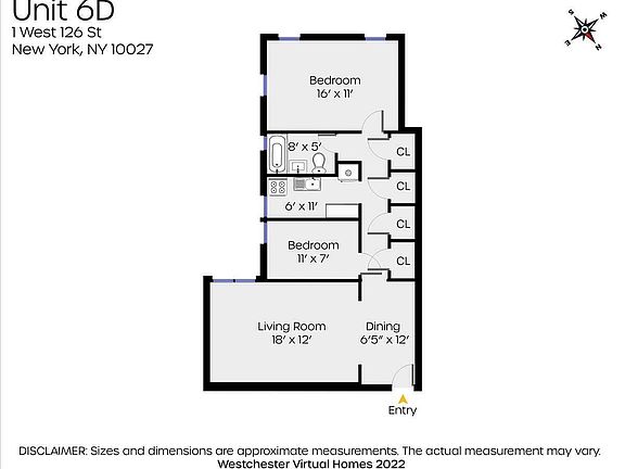 3rd image of 1 W 126th St #6D