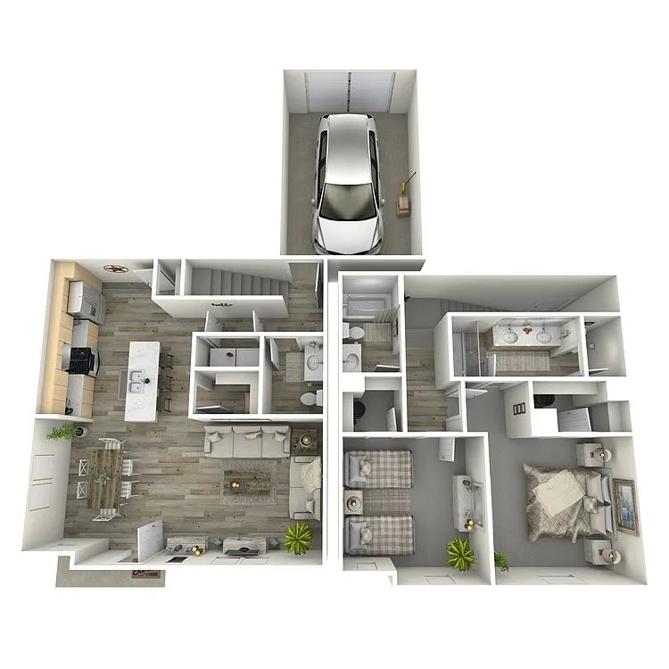 Floor plan PLAN B2.2 TOWNHOME