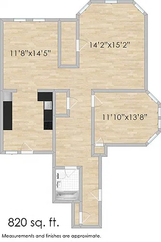 Floor plan 1230 Austin A
