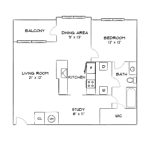 Floor plan Design 1D