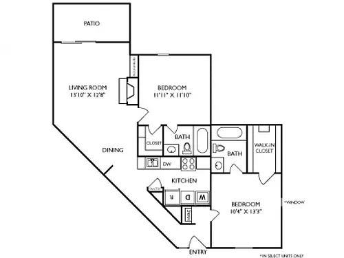 Floor plan The Hampton