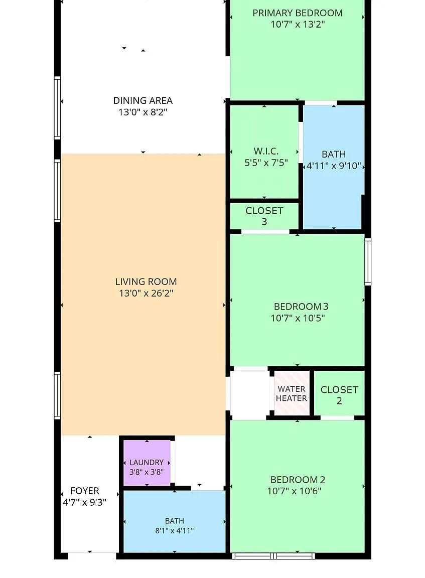 3 bed, 2.0 bath, 1230 sqft, $1,750 — Photo 2