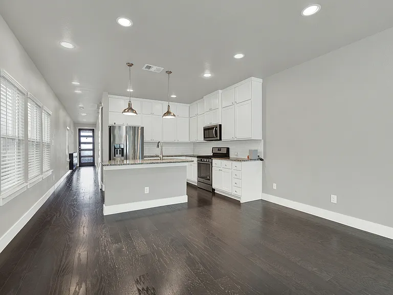 Kitchen from living room