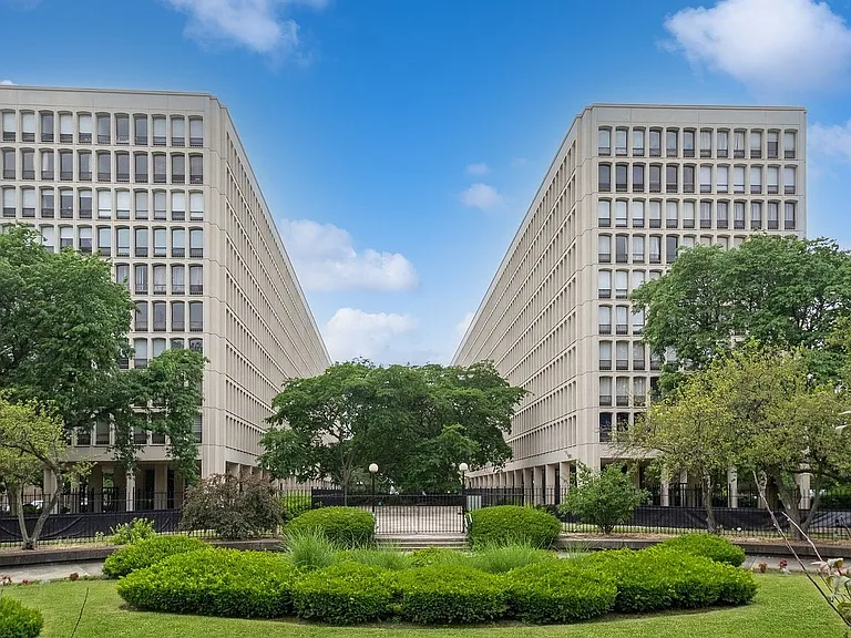 Iconic building complex.