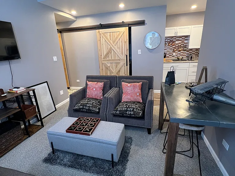 1st Living room with dining set
