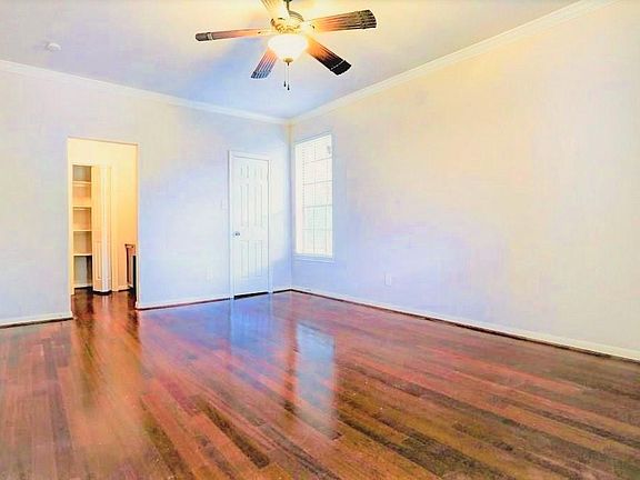 Large master bedroom with study nook and walk-in closet