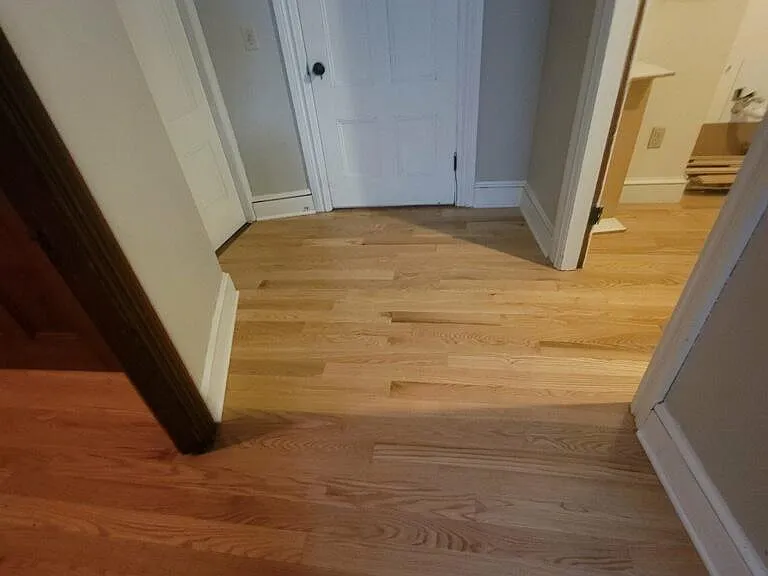 New Hardwood floors in Kitchen & Hallways