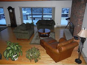 Living Room Sliders to Deck