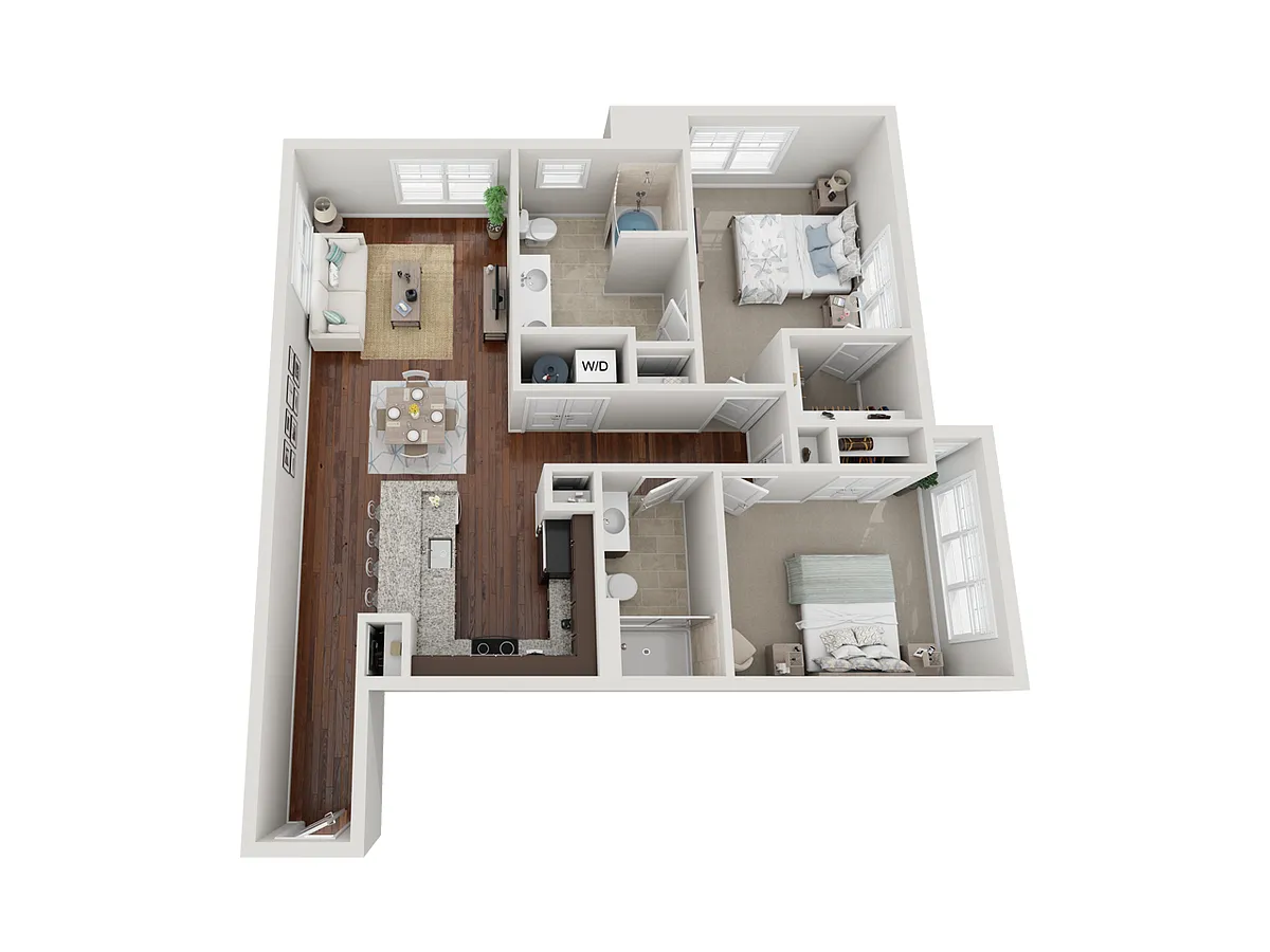 Floor plan The Powhatan