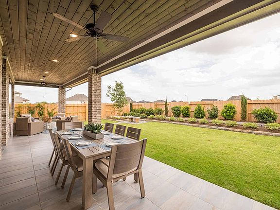 Representative Only Snyder Model Plan Covered Patio