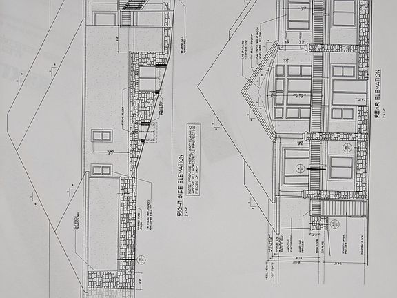 Rear & right side elevations