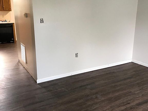 Living room with new vinyl plank flooring!