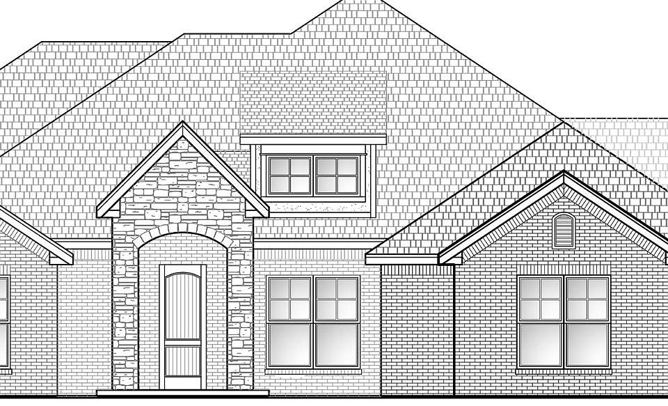 4Corners Homes - Landrun Community - Pennington Plan - Exterior