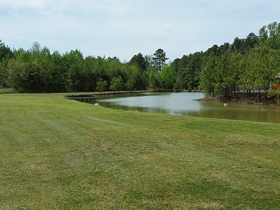 View of pond from house