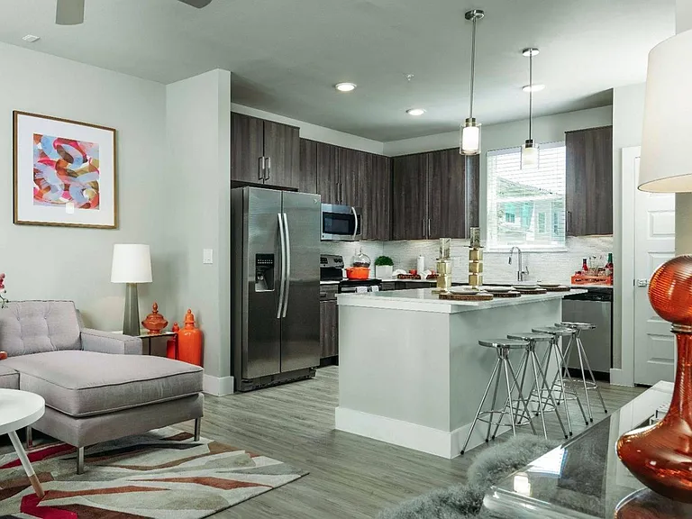 Kitchen and Living Area