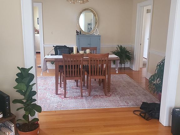 View into dining room from living room