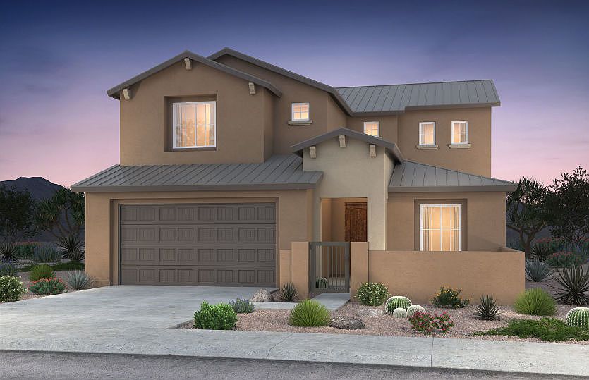 The two-story Prato is shown in Elevation A.