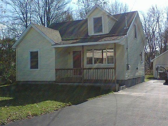 front with open porch