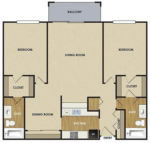 Floor plan Blackwood - 2B