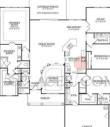 Cooper model floor plan