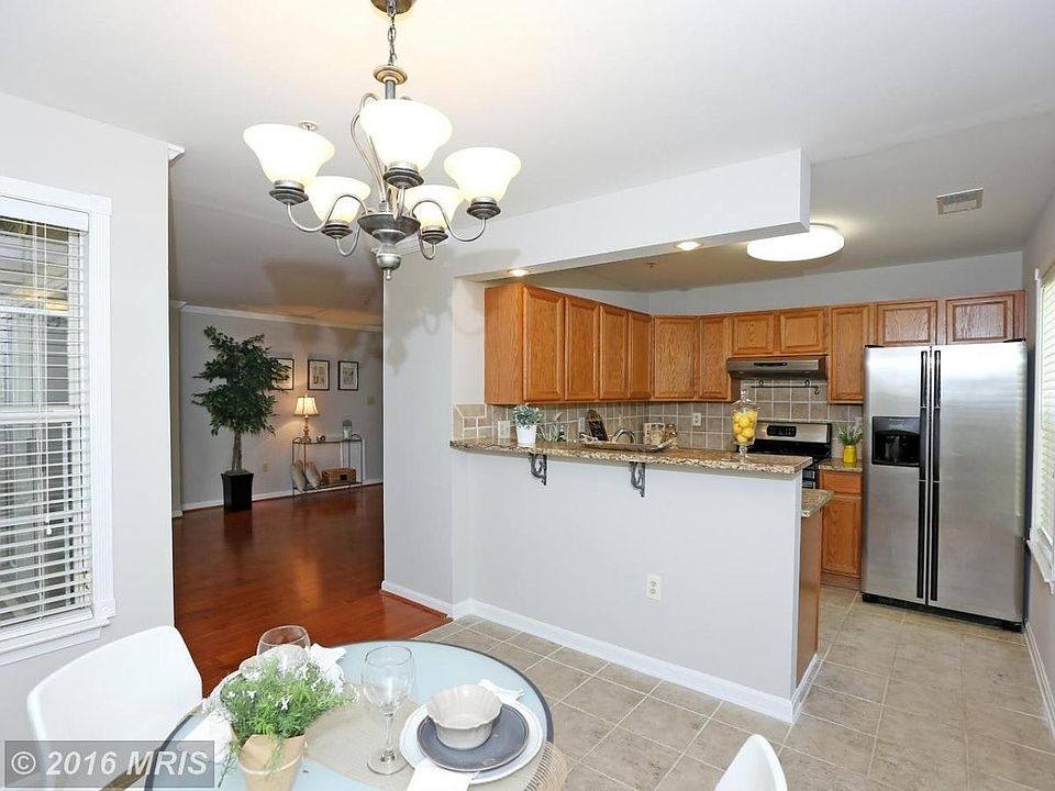 Open dining/kitchen area.